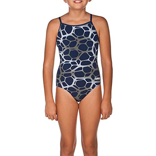 Girl's G polycarbonite jr one piece, Navy/Multicolor, 26