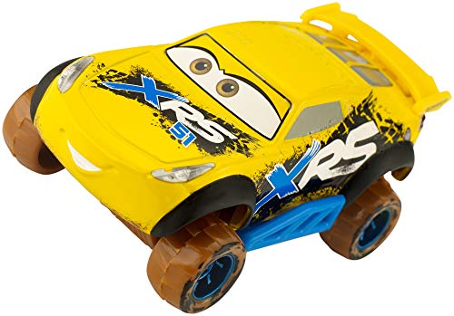 Disney Pixar Cars Xrs Mud Racing Vehicle Assortment 1:55 Scale Die-Casts, Real Suspensions, Off-Road, Dirt-Splashed Design, All-Terrain Wheels, Ages 3 And Up #TOP5
