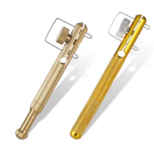 2pcs Fishing Hook Knot Tying Tool Metal Fishing Line Knotter Knot Tier Device Practical Knot Line Tying Knotting Tool Fishings Line Knotter Fishing Hook Knot Tying Tool Portable Fast Fishing Tie Hook