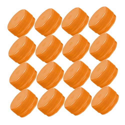 SOESFOUFU 100個プラスチック製漏れ防止瓶蓋 子供用アート用密封キャップ 飲料水筒対応 多用途ボトルシール蓋