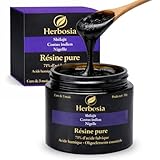 HERBOSIA Shilajit Costus Nigelle   Formule résine pure 50g   Naturel Triple extrait Premium   Qualité Française