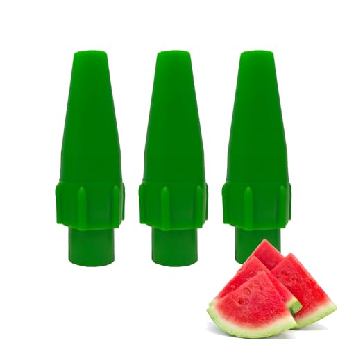 Image of Watermalon Flavor Nozzle Silent Plastic Dispenser Premium Silent Nozzles & Neutral Twist Tops for Any Brand Cream Chargers Tanks(3 Packs)