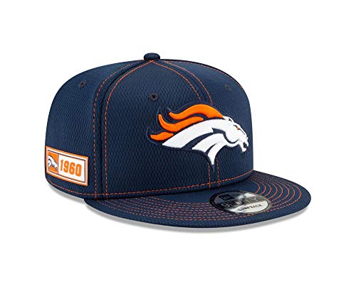 BONE 9FIFTY NFL ON-FIELD COLECAO SIDELINE DENVER BRONCOS ABA RETA SNAPBACK MARINHO New Era