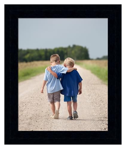 Amanti Art Picture Frame 16x20 Photo Frame, Tribeca Black Wood Framing for your Wedding Photos, Family Pictures, Diploma, Certificate, Kids Art Gift for Mom or Poster Wall Decor