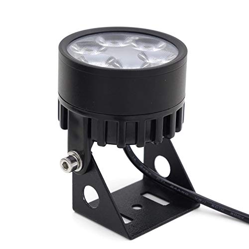 Mini 120X Solar Flag Pole Light, Warm White, Black Finish, Adjustable Metal Straps, 4-Axis Panel Rotation, Dimmable Dusk To Dawn Waterproof #TOP1