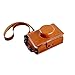 Insho Retro PU Leather Lomo Instant Camera Case Bag with Shoulder Strap for Lomography Lomo'Instant Wide Camera - Brown