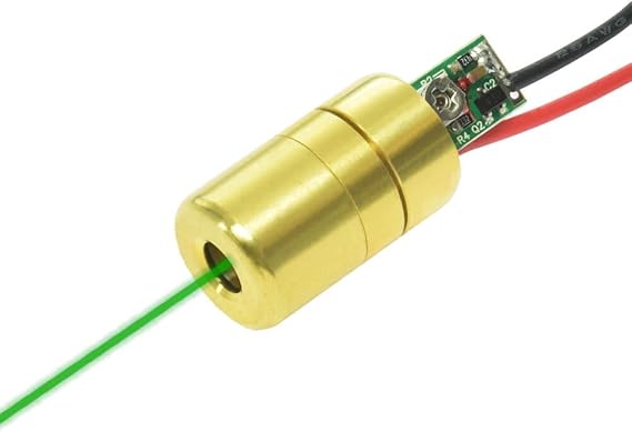 520nm Green Laser Module, VLM-520-02 LPT, Adjustable Focus, Class 2, less than 1mW, APC Driver, 7-10VDC for Industrial Alignment & OEM Integration