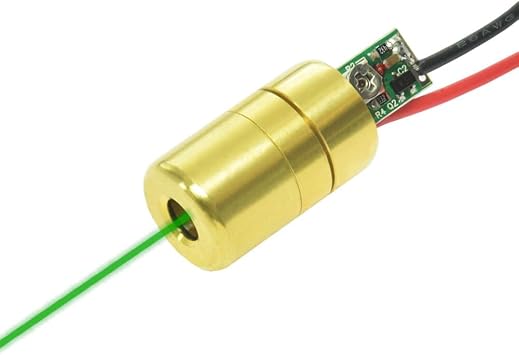 520nm Green Laser Module, VLM-520-02 LPT, Adjustable Focus, Class 2, less than 1mW, APC Driver, 7-10VDC for Industrial Alignment & OEM Integration