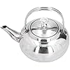 Exquisite 5.5 Inch Stainless Steel Coffee Pot with Tea Strainer for Home & Restaurant