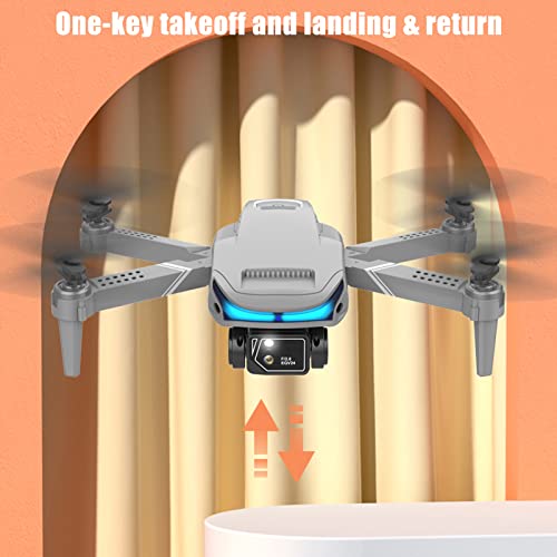 Namolit Mini drone de controle remoto com câmera dupla Quadcopter sem cabeça dobrável 4K com função