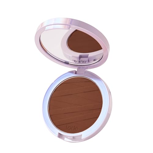 Image of tarte face tape pressed powder - Medium-Coverage Waterproof Powder with Hyaluronic Acid, Snow Mushroom & Peptides to Smooth & Set Makeup, Lightweight, Vegan & Cruelty Free