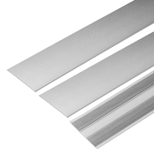 Seuil de porte plat alu or 5 cm x 91 cm | Lot de 3 profilés QUARKZMAN