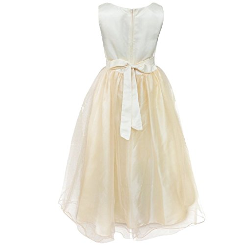 Wolfteeth Fiore Ragazze Paillettes Abito Maniche