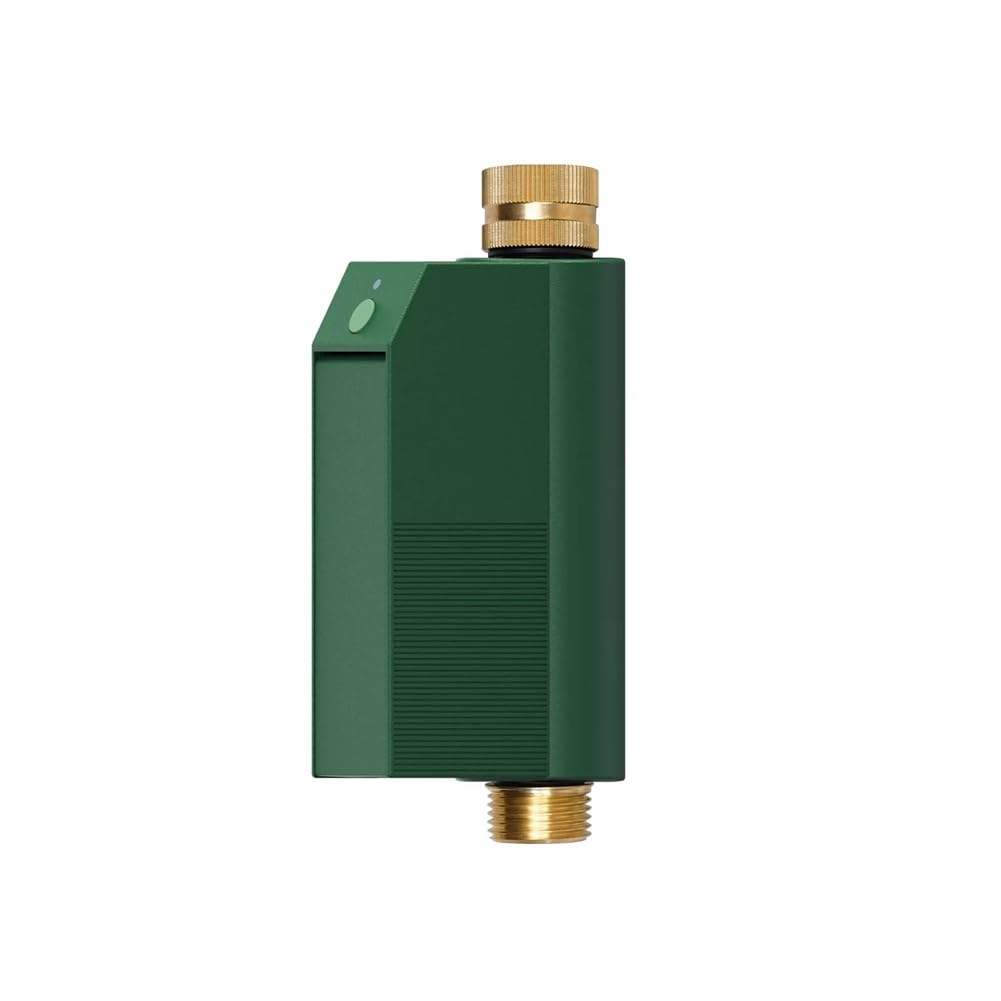 UDSKNV[KSL Smart Valve Controller Tuya WiFi Water Timer APP Voice Controlled Brass Inlet Outlet IP65 Waterproof US