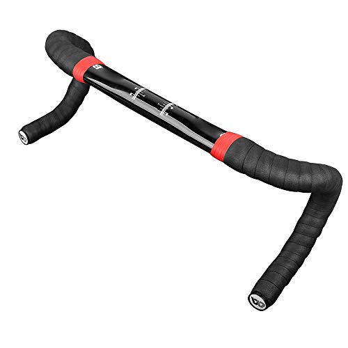 Anéis fixos em fita, Andoer 1 par de tampão de silicone para estrada lebar bicicleta guiador barra f