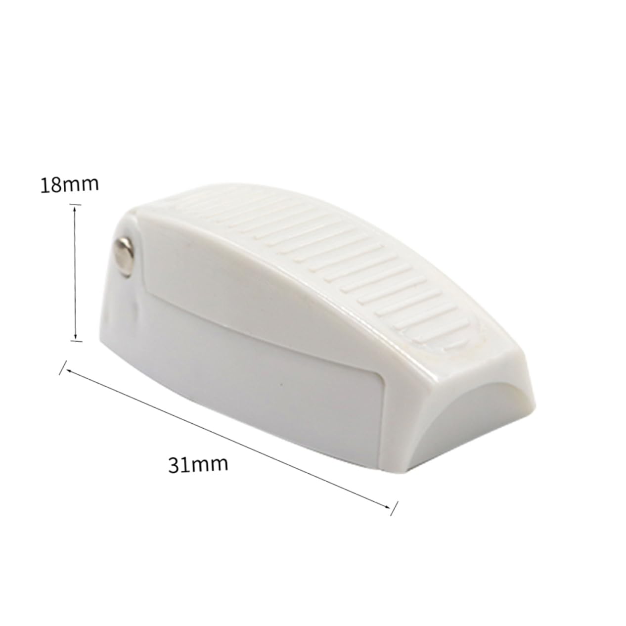 SOESFOUFU 5 Pcs Door Latch Baggage Door Catch Door Clip Rv Lasp Compartment Latch Holder White