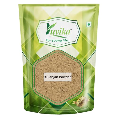 Image of Yuvika Kulanjan Powder - Paan Root - Alpinia Galanga Wild - Siamese Ginger - Thai Ginger Powder 100 Grams