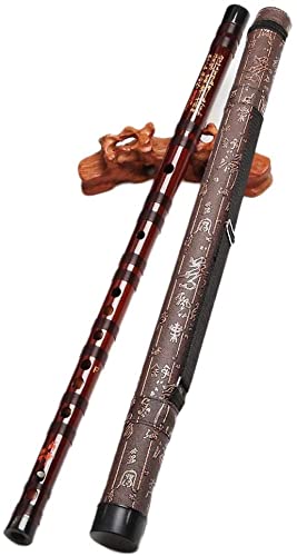 Flûte Chinoise Traditionnel à la main dans le kit de dizi de flûte de bambou chinois en instrument de musique chinois (Size : E Tone) Cover