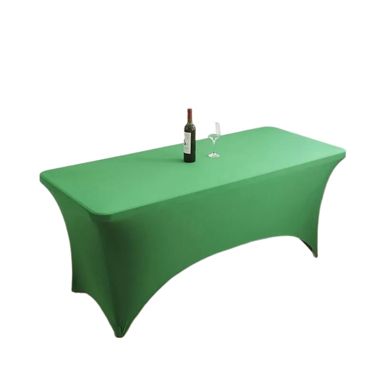 GCYEIDMA Elastic Beer Table Cover Elastic Hollow out Thiened Tablecloth for Meeting And Wedding Banquet Rectangular Bar Counter Cover(Color 2,5ft (152 * 76 * 76cm) 0.5kg)