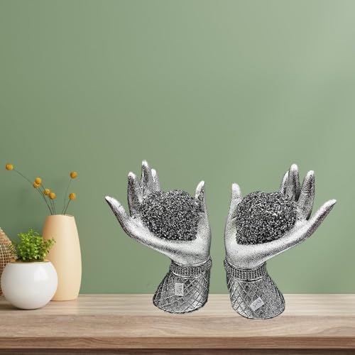 Double cœur en diamant écrasé idée cadeau de mariage avec base carrée - 7