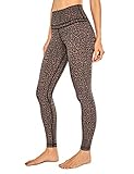 CRZ YOGA Women's Naked Feeling I Workout Leggings 28 Inches - High Waisted Full-Length Yoga Pants Leopard-Print 2 X-Large