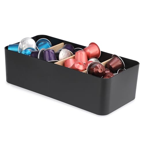 Boîte de rangement pour optimiser un plan de travail encombré de capsules café - 2