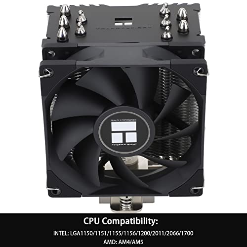 Thermalright AK90 CPU Air Cooler, 5 Heat Pipes, TL-C9B PWM Quiet Fan CPU Cooler with S-FDB Bearing, for AMD AM4/AM5/Intel 1700/1150/1151/1200/2066, PC Cooler 2