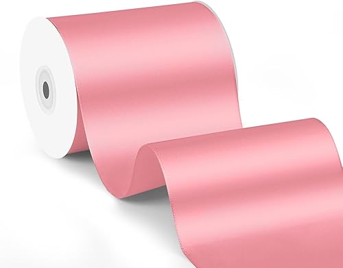 Miniatura 182 de Cinta de satén de 5/8" x 100 yardas - Cinta de seda naranja otoñal con carrete - Ideal para envolver regalos, ramos florales, manualidades