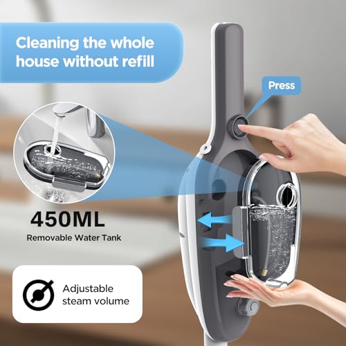 Steam mop accessories for multi-purpose cleaning