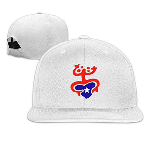 Puerto rico pr coqui 1 plain adjustable snapback hats men's women…