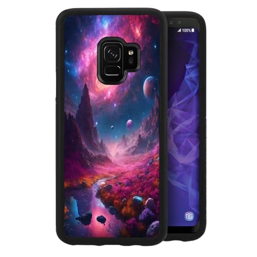 CHUANSHI Funda para Samsung Galaxy S9 con diseño de nebulosa y galaxia-aa3 a prueba de golpes, funda protectora de silicona TPU FHW multicolor