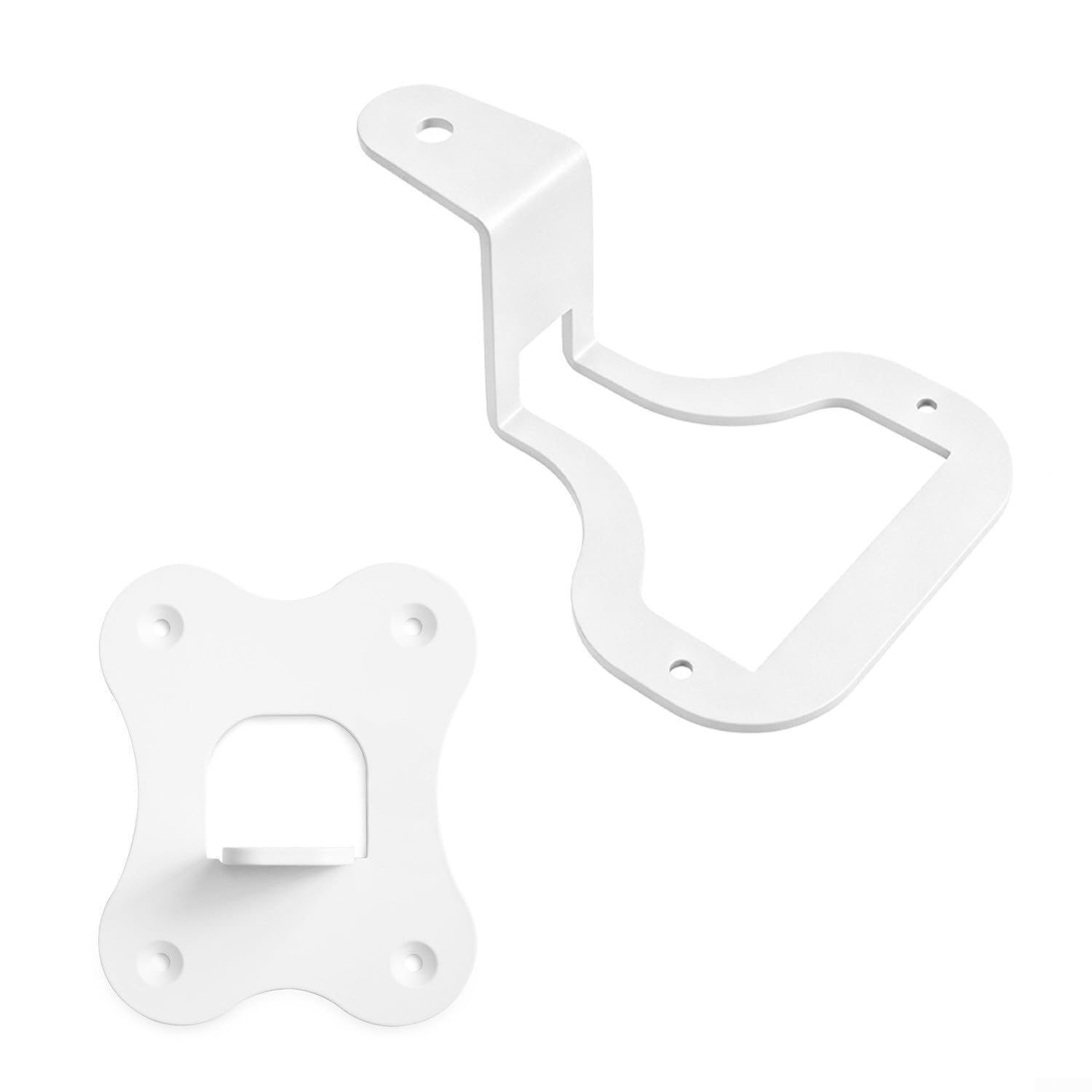 Staffa da parete per altoparlante in metallo per Wiim Sound Wireless(bianco | Per adattarsi perfettamente a wiim Sound, robusta struttura in metallo, design frontale, facile installazione a vite