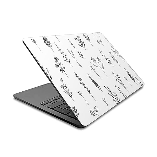 Autocollant vinyle MacBook Air 13.6 anti rayure design fleurs sauvages