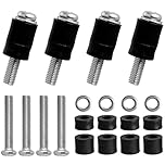 Belleone Wall Mounting Screws Bolts Fit for Samsung TV - M8 x 45mm with 25mm Long Spacers, Solid Screw Bolts Hardware, TV Mounting Bolts Compatible with Samsung 50" 55" 60" 65" 70" 75" 82" TV