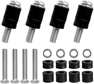 Wall Mounting Screws Bolts for Samsung TV - M8 x 45mm with 25mm Long Spacers, Solid Screw Bolts Hardware for Mounting Samsung TV, TV Mounting Bolts Work with Samsung 50