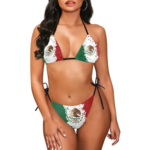 AFPANQZ Women's Bikini Sets Push Up Triangle Bikini Swimsuit Low Waist Bottom Tankini 2pcs Athletic Tank Top4