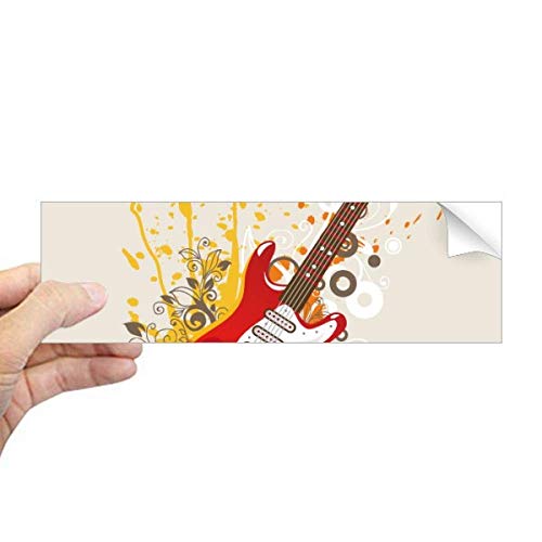 Sticker pour guitare électrique DIYthinker format rectangulaire style jazz rock - 2