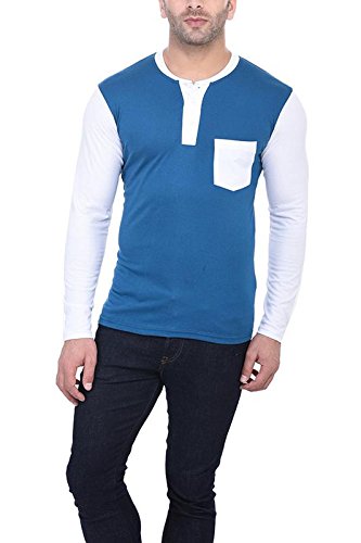 Buy BI FASHION Contrast Henley Pkt Full 