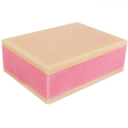 Image of 2 Pack Silicone Sponge Human Skin Injection Pad Training Model, Nurse Student Practice