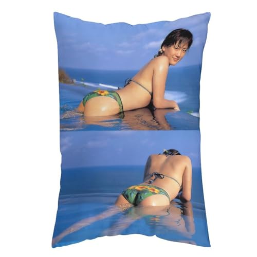 ?瀬はるか 5枕カバー 抱き枕 クッションカバー ピローケース 両面デザイン おしゃれ 軟らかい 多機能装飾 部屋 ソファー オフィス 車用 16 "x24 "