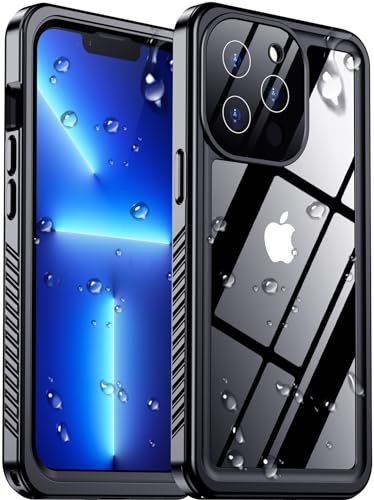 2025 New for iPhone 13 Pro Max Case Waterproof [Built-in Screen Protector & Camera Protector] [Full Body Shockproof] [IP68 Underwater][Dustproof][Dropproof] Phone Case for iPhone 13 Pro Max 6.7