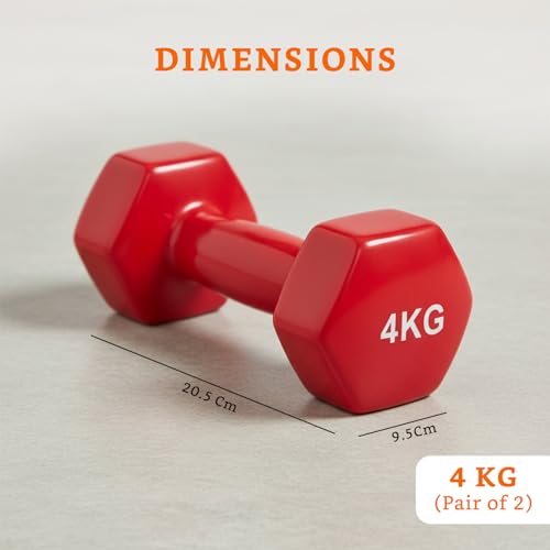 Image of Amazon Brand - Solimo Vinyl Dumbbell