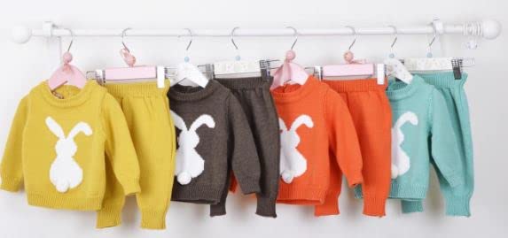Image of Minora Baby Winter Clothing Set |Pants and Sweater for Boys and Girls |Long Sleeve Tops and Pants Outfits |0-12 Months