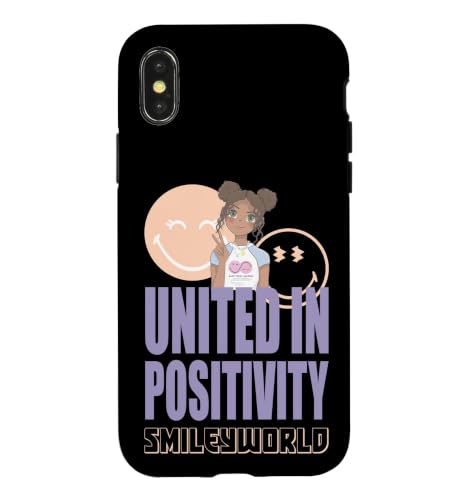 Official Smiley World - United in Positivity Anime �X�}�z�P�[�X iPhone X/XS �p