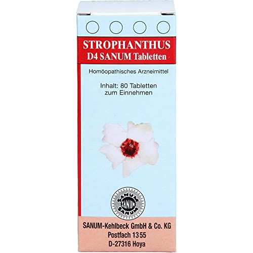 SANUM-KEHLBECK Strophanthus D4 Sanum Tabletten 80 St. Tabletten