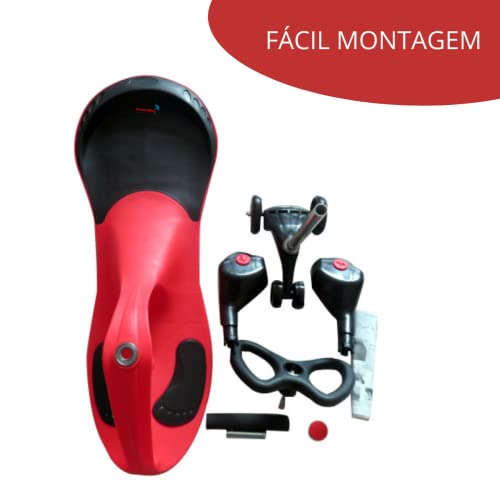 Importway Carrinho Rolema Girocar Infantil - Vermelho