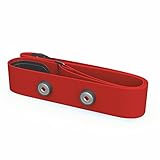 Polar Soft Strap - Elásticos para transmisores, Color Rojo