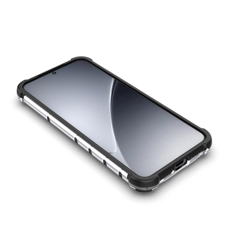 Image of Plastic Bumper Back Case Cover for Xiaomi 15 5G / Mi 15 5G (Transparent)