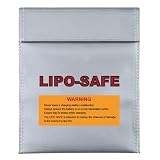 CNHL Lipo Safe Bag Fireproof Explosionproof Safe Bag for Charging and Storage(12.99X9.84IN)