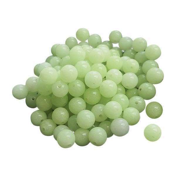 SNAPPSY 3x100 Pieces Acrylic Luminous Beads Round for Bracelet Jewelry Making Keychain 4mm-picture-41